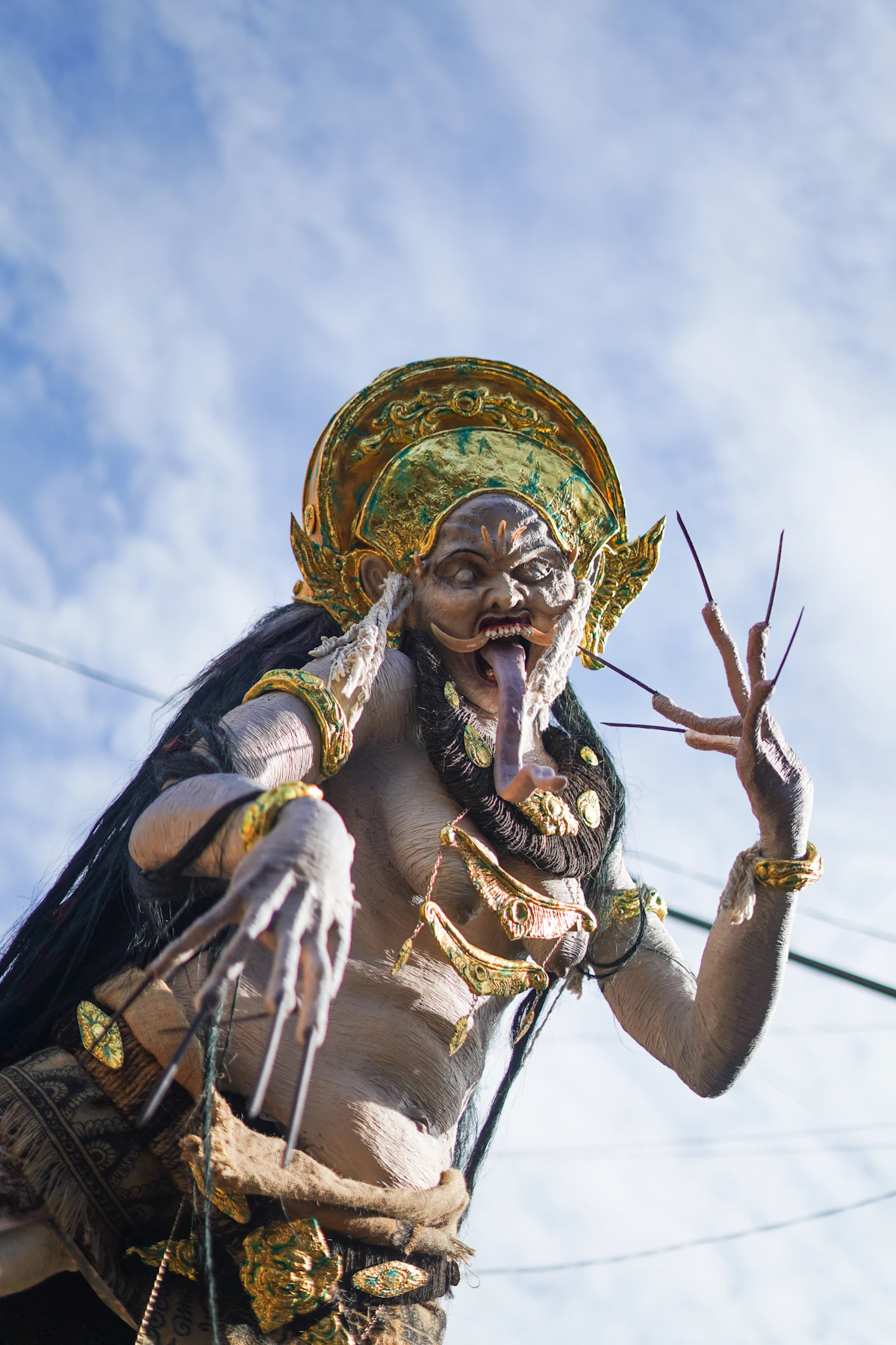 Ogoh-Ogoh statue during Bali Nyepi Eve celebrations