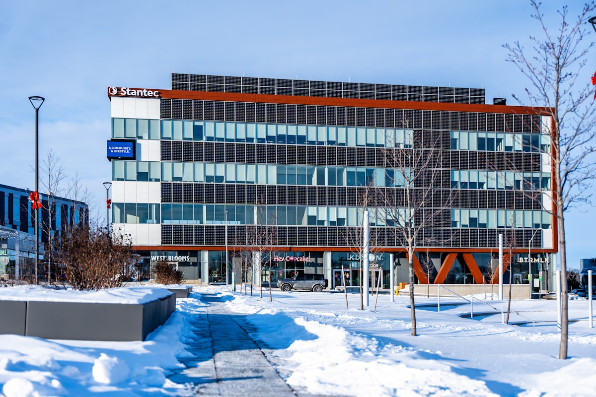 Modern office environment