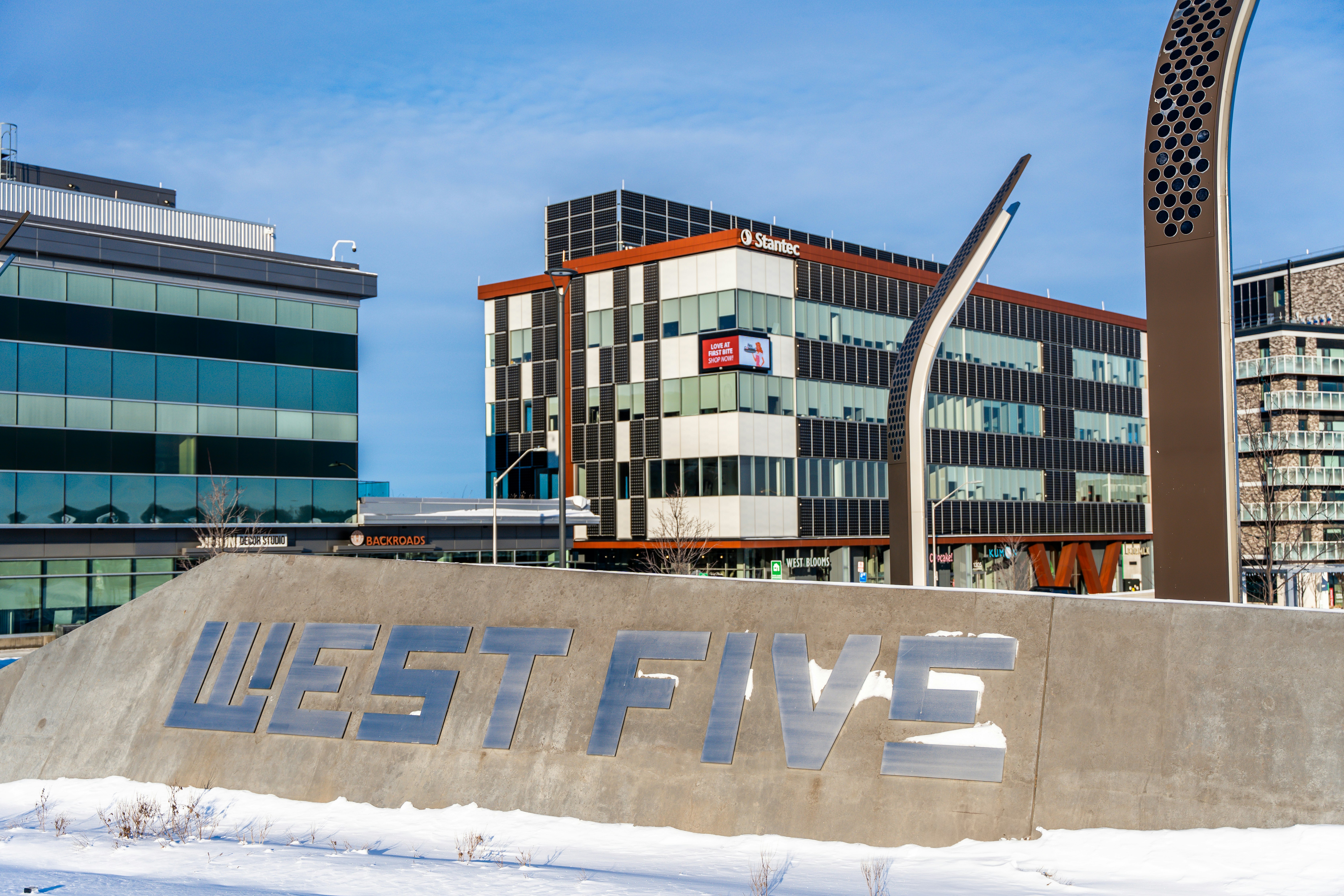 commercial property snow