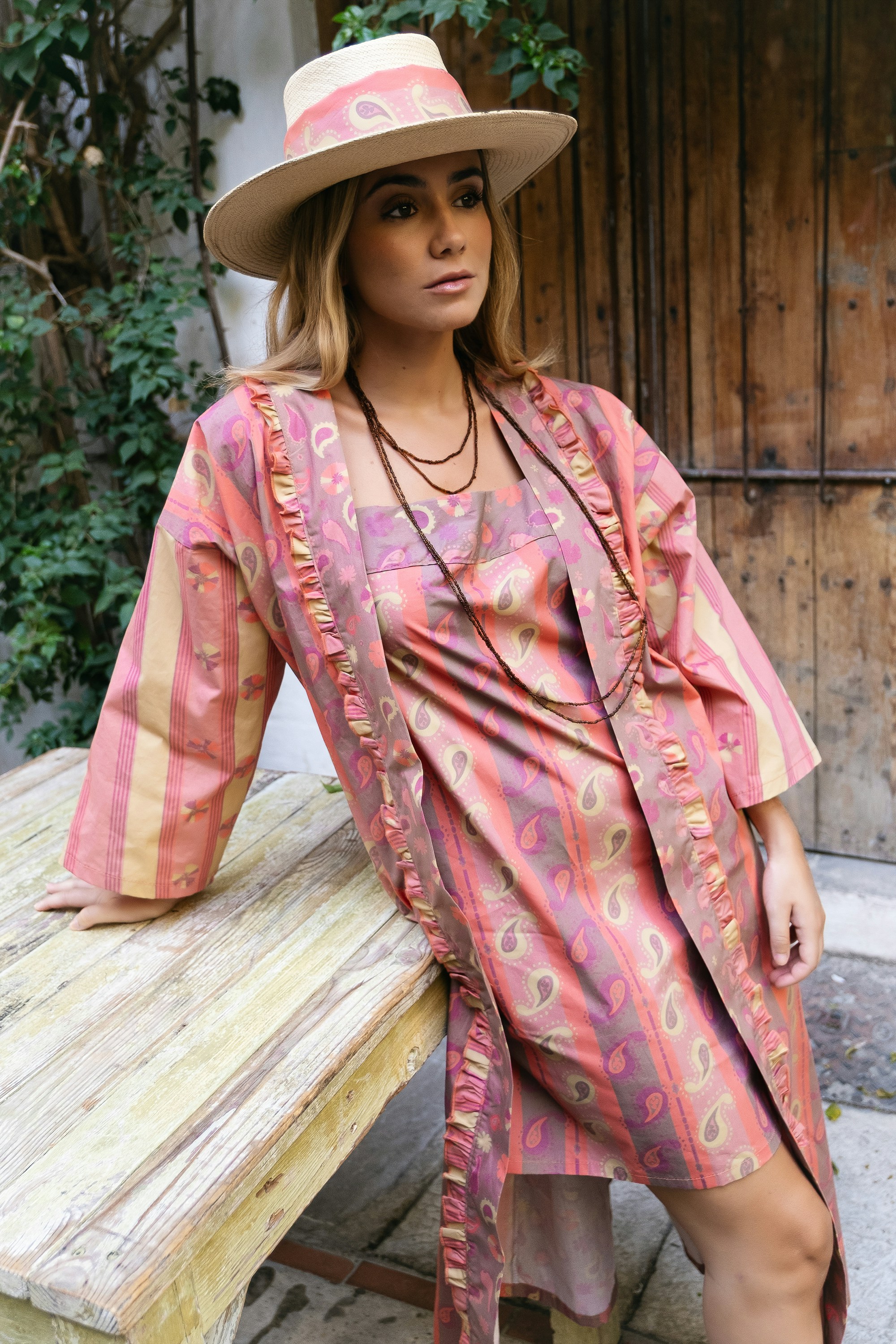 Flowing Silk Kimono