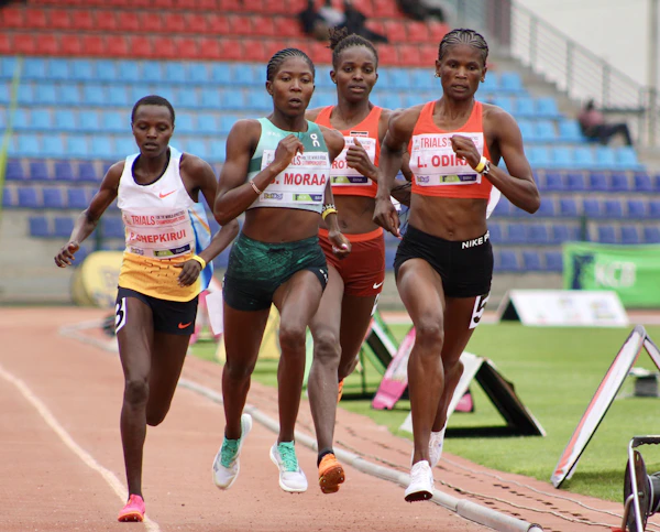 Runners on track