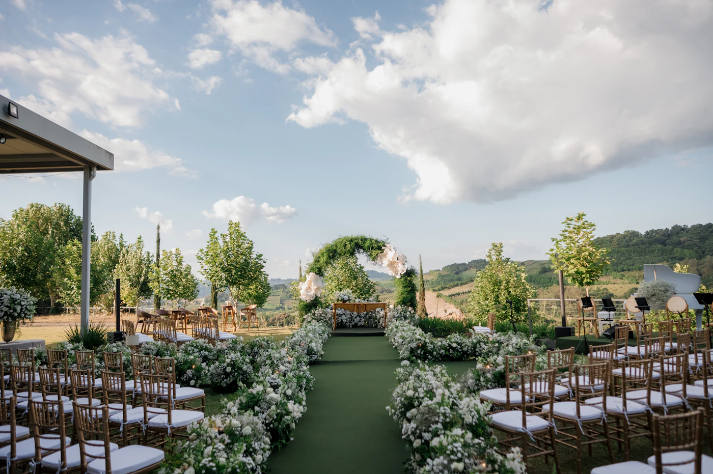 Writing a wedding ceremony script with cultural fusion — A couple exchanges vows during a multicultural wedding ceremony.