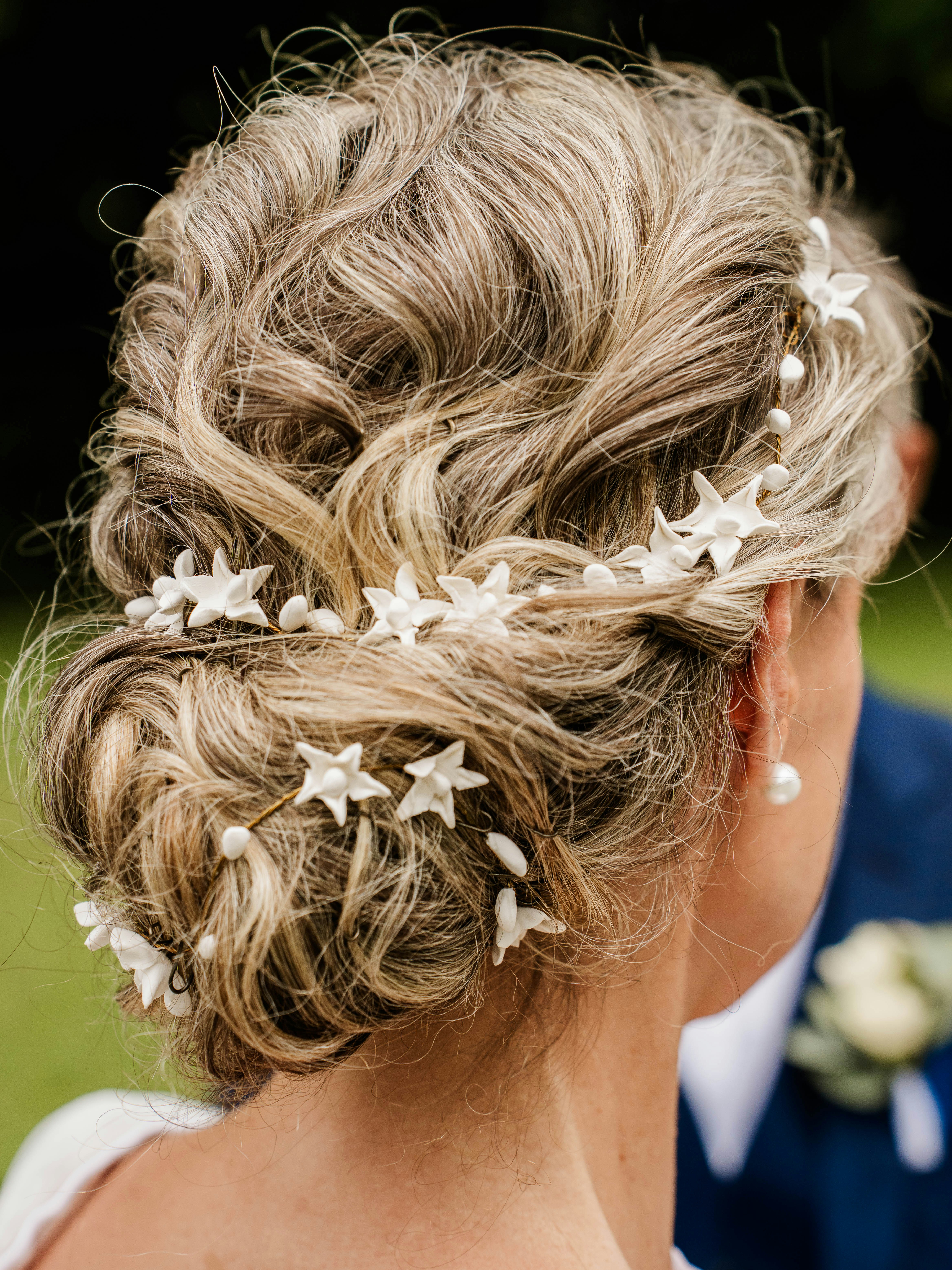 Beautiful updo hairstyle for special events