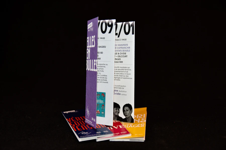 Brochures et supports marketing imprimés