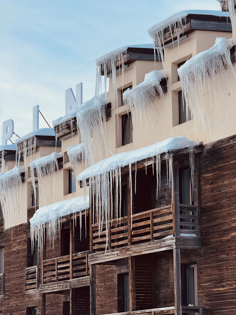 Roof ice and snow load