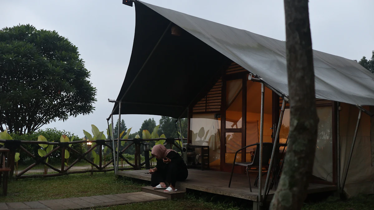 Zona común del camping
