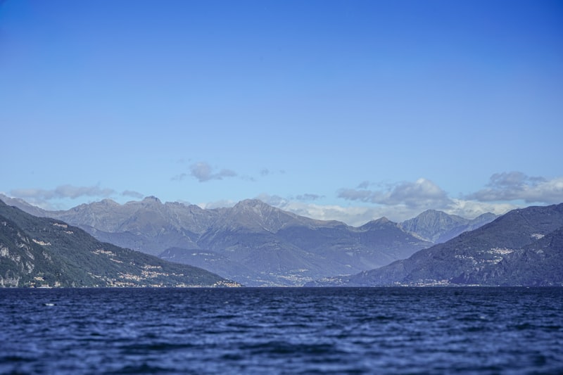 Serene view of Lake Como with mountains reflected in still water