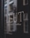 Leut specialty coffee sign on a dark window