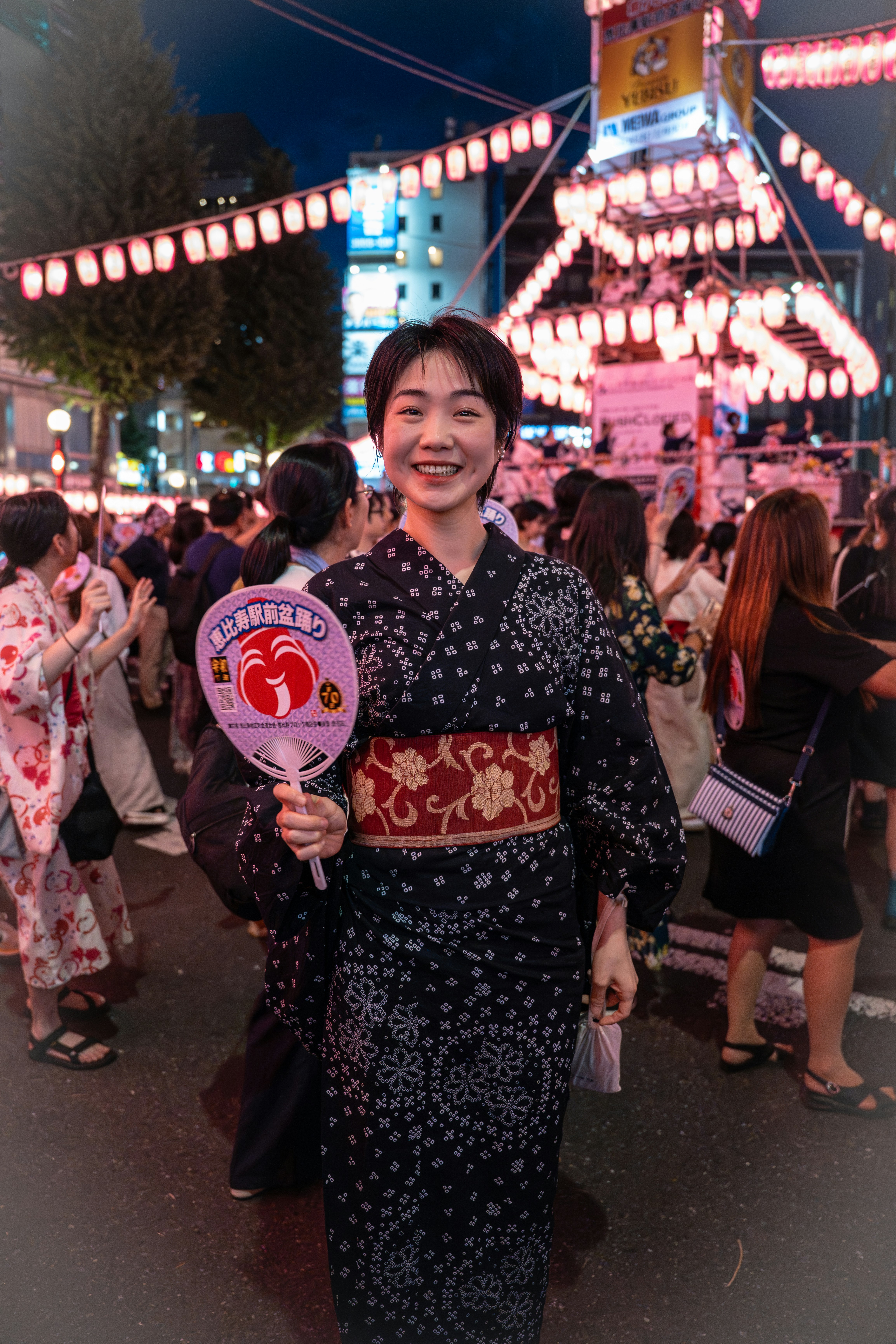 Summer festival lanterns and matsuri