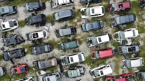 Eco-friendly car recycling yard