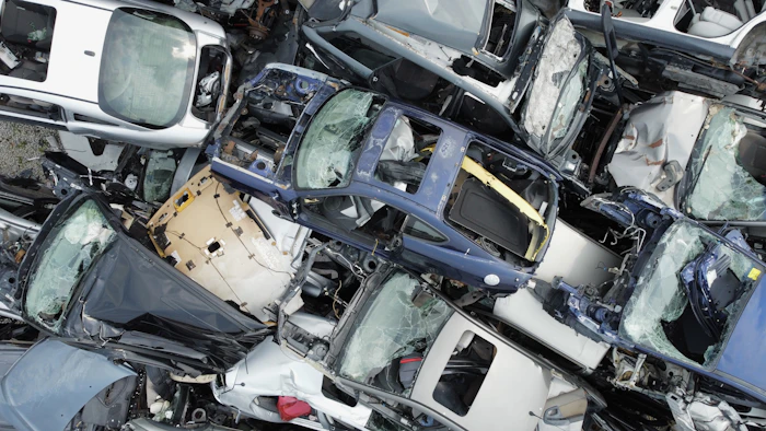 Non-running scrap cars