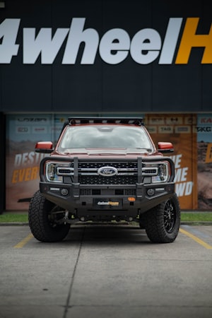 Addictive Desert Designs rock sliders on Ford Bronco