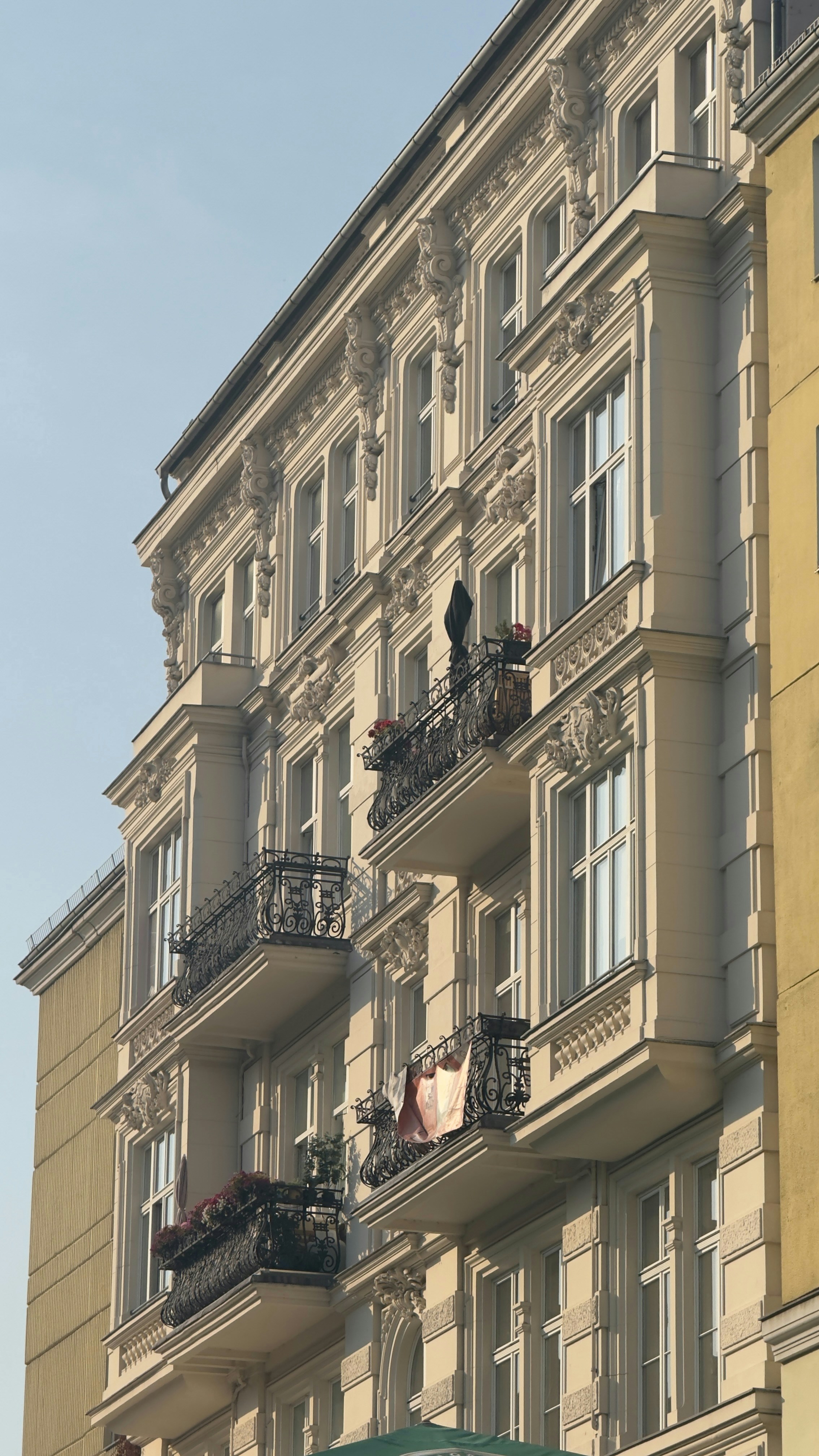 Window cleaning crew working on residential windows