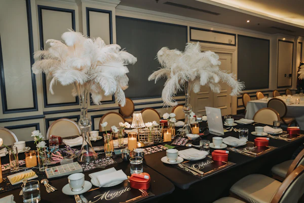 An elegant table setting