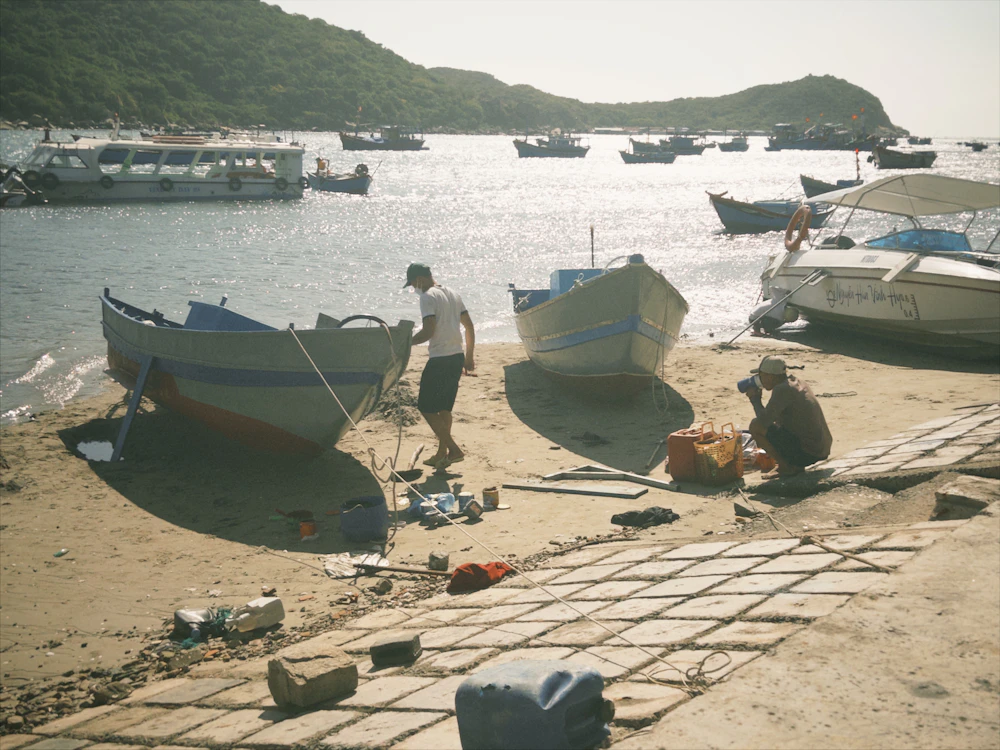 Boat repair work