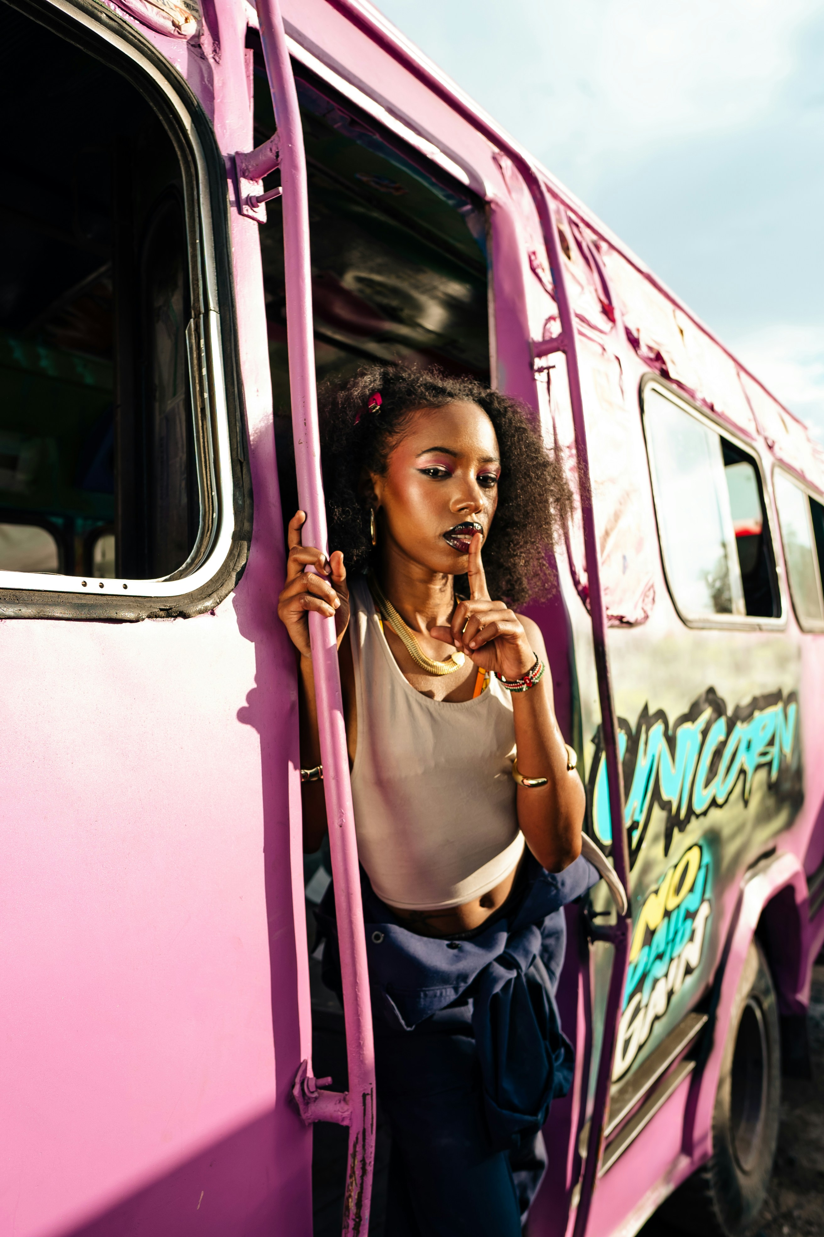 Un bus au Burkina Faso.