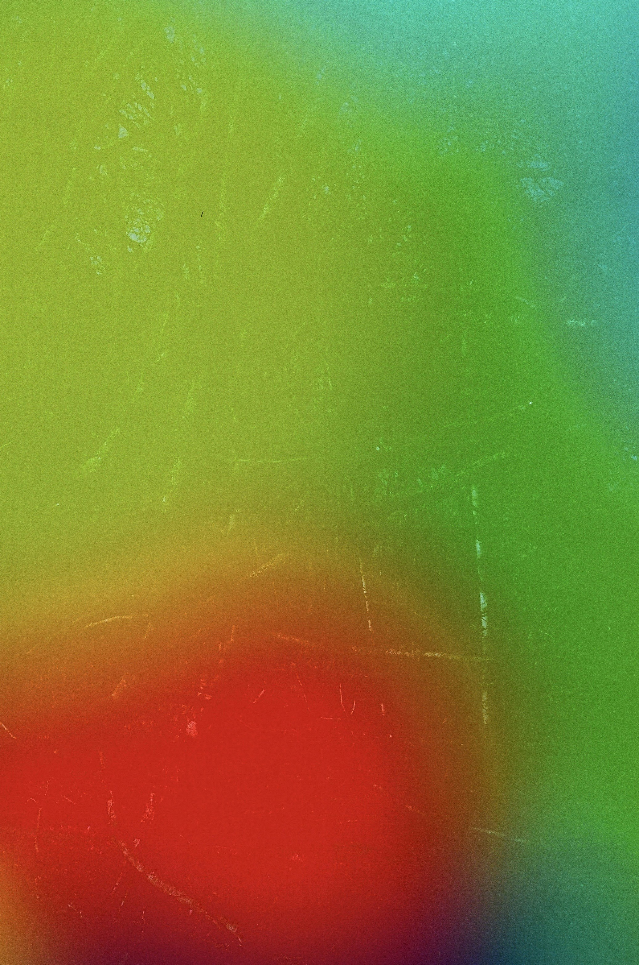 Abstract rainbow gradient with scratches and texture