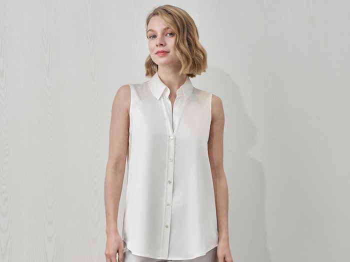 Blouse paysanne en lin