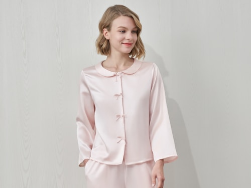 Pyjama Feuilles Corail