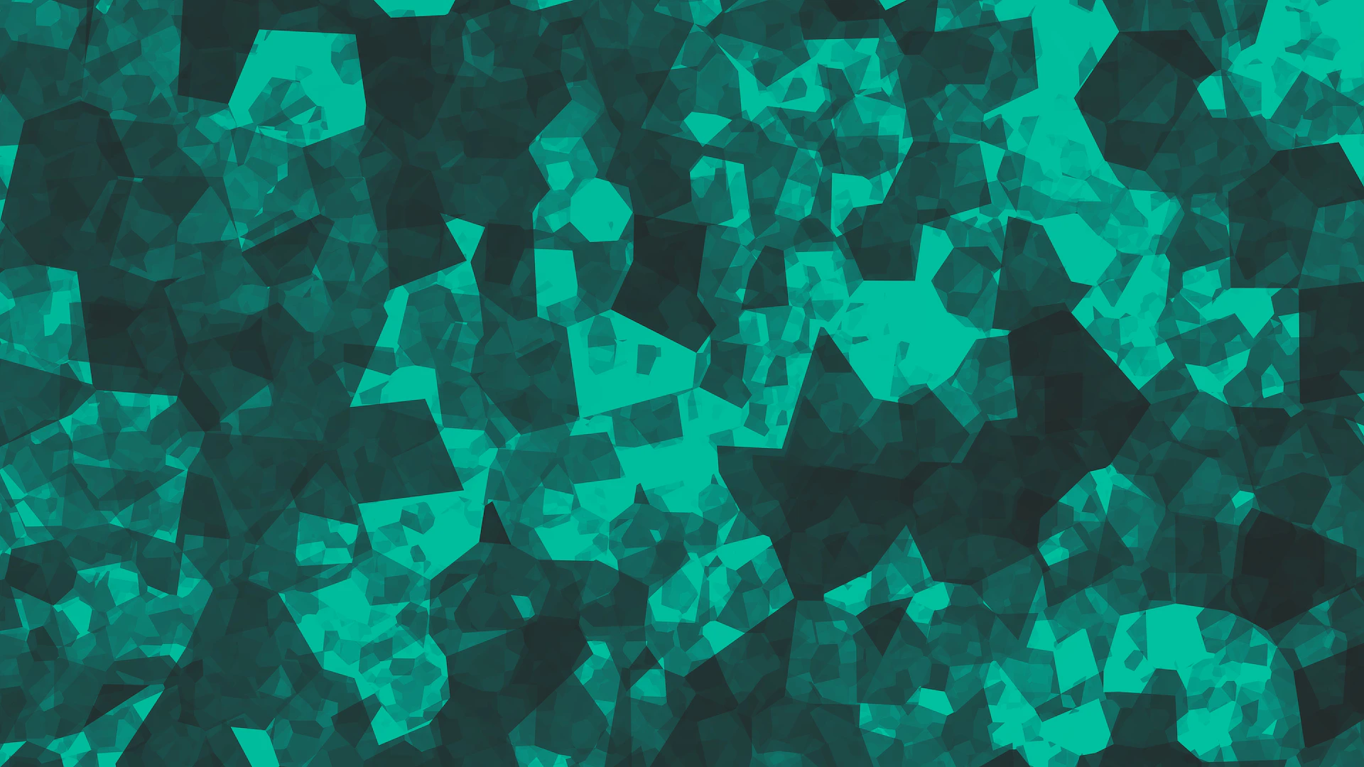Abstract geometric pattern in teal and black