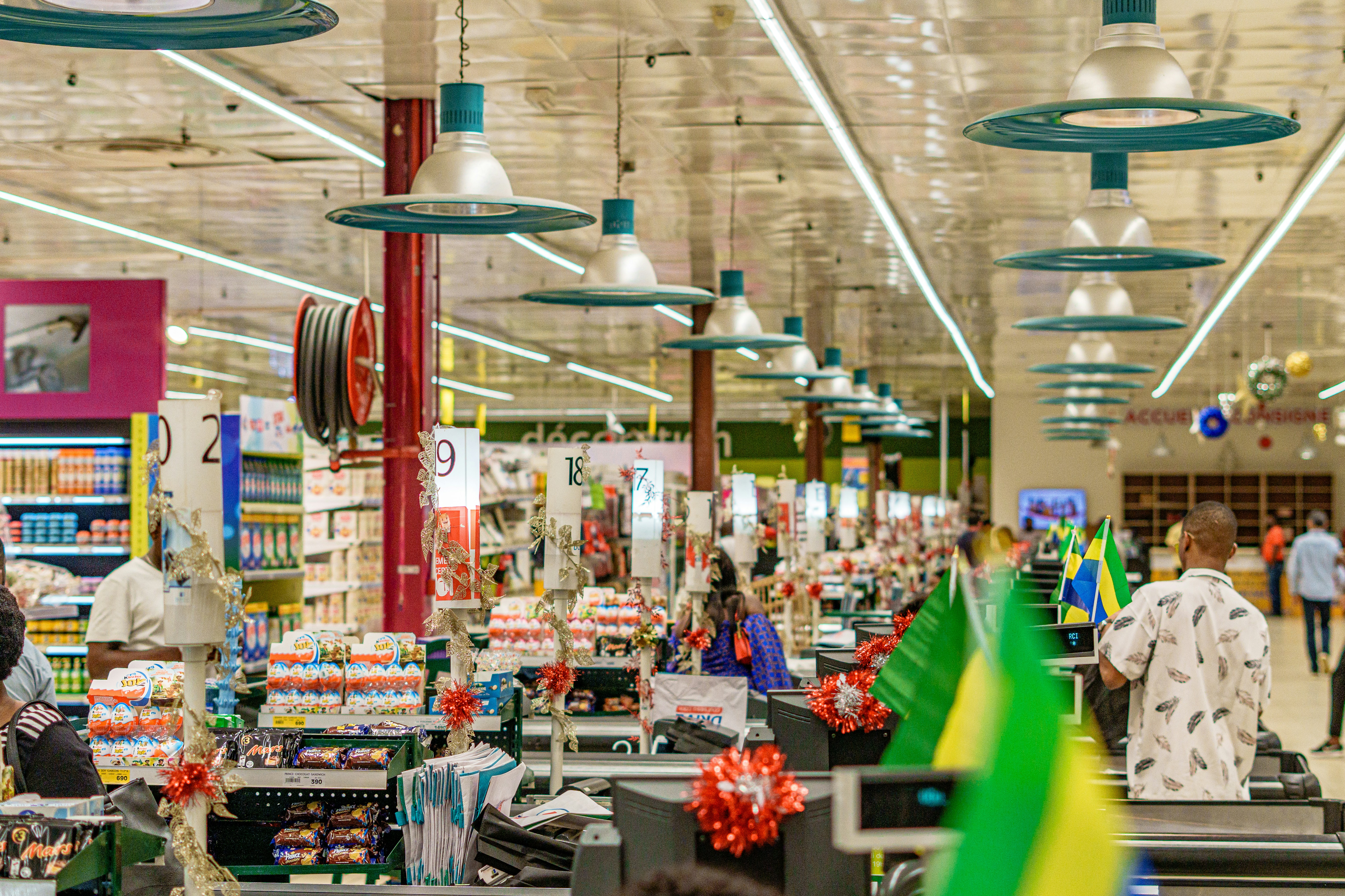 Un super marché.   Libreville .  Gabon.