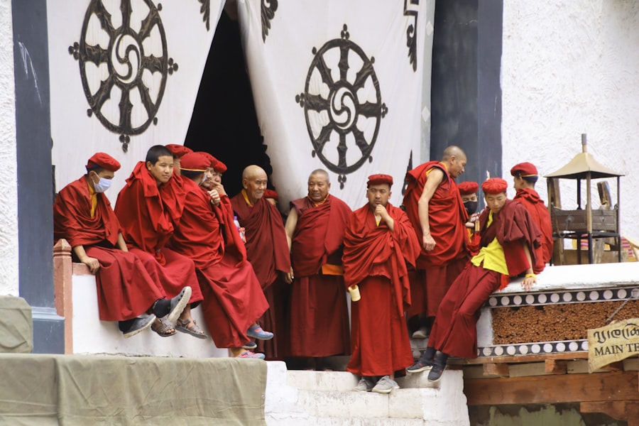 黑密斯寺庭院與經幡