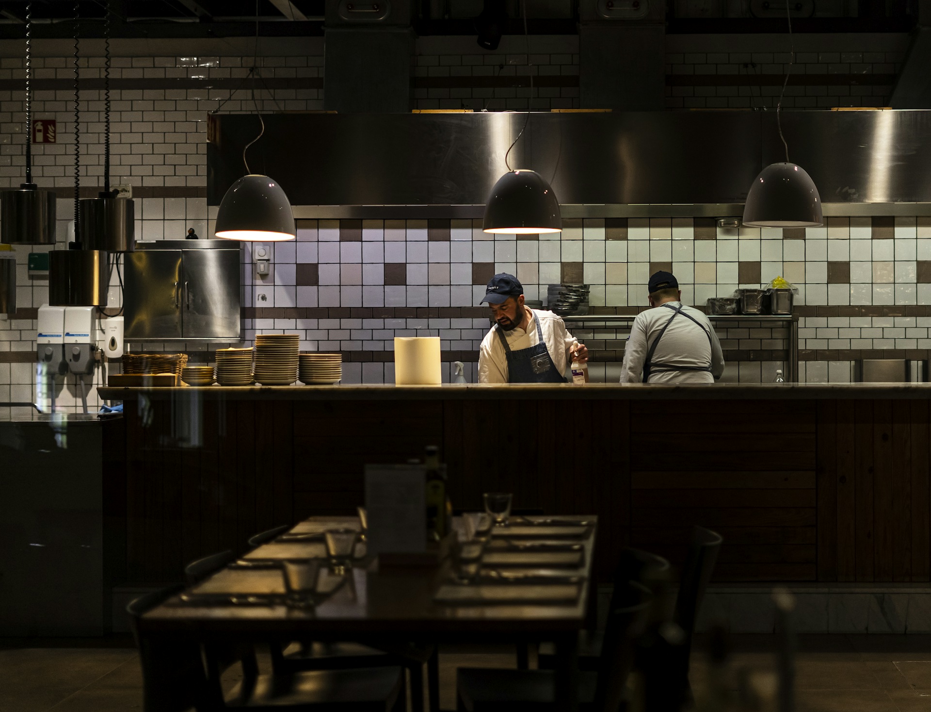 Restaurant dining room representing the daily reality of running a restaurant business