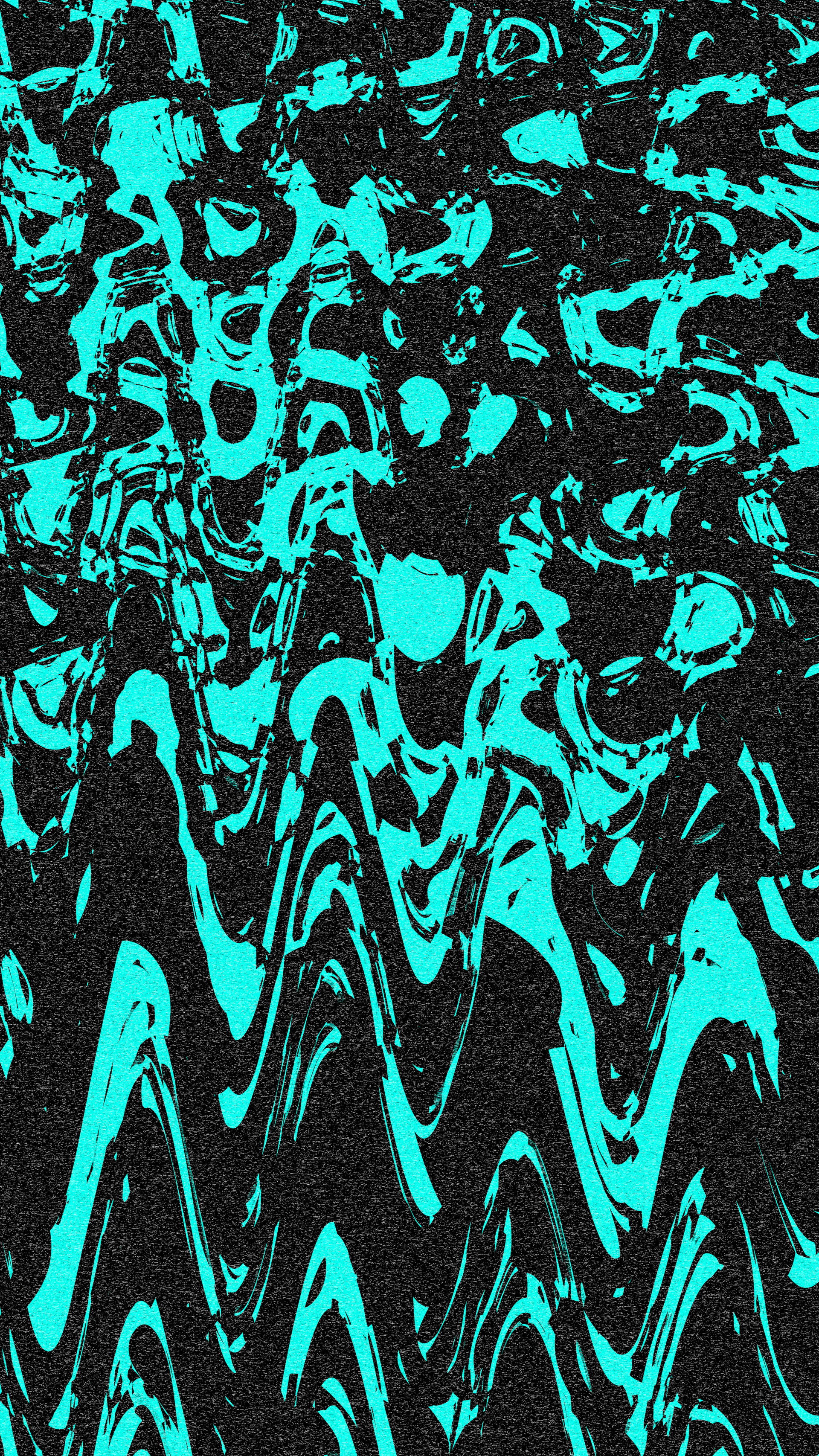 Abstract texture with teal and grey wavy patterns