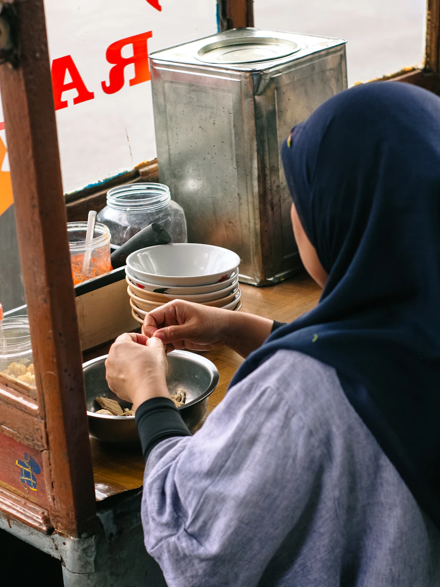 Pedagang makanan UMKM