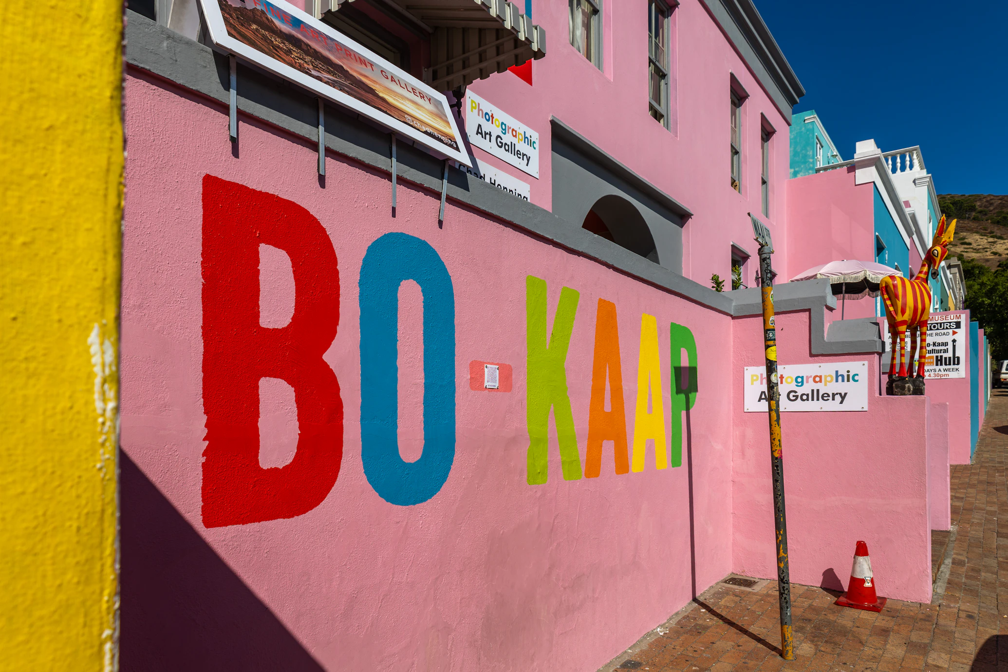 colorful house with a sign that says bo-kaap