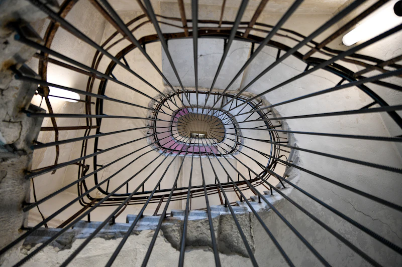 Heritage wrought iron staircase railings