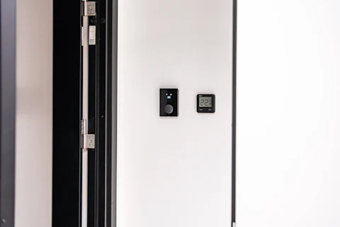 Modern digital control panel display, representative of appliance error code displays