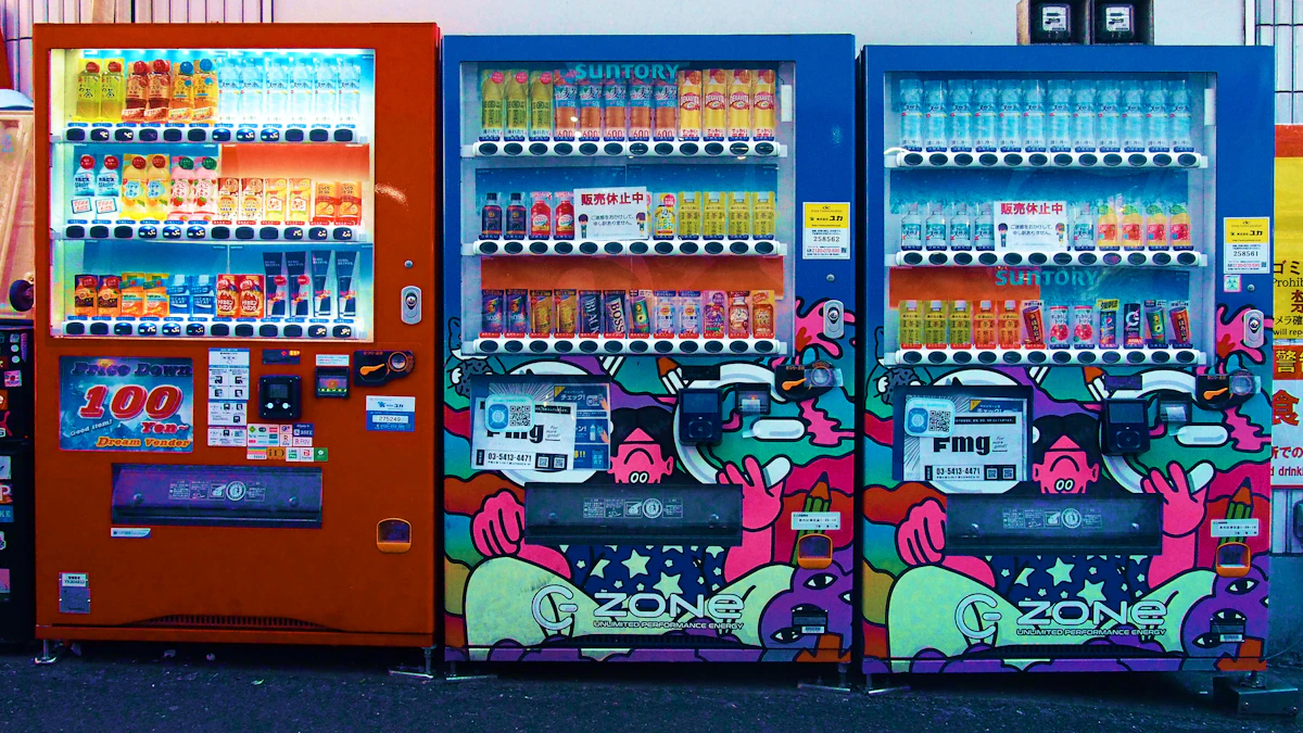 Drink vending machines on a Tokyo street