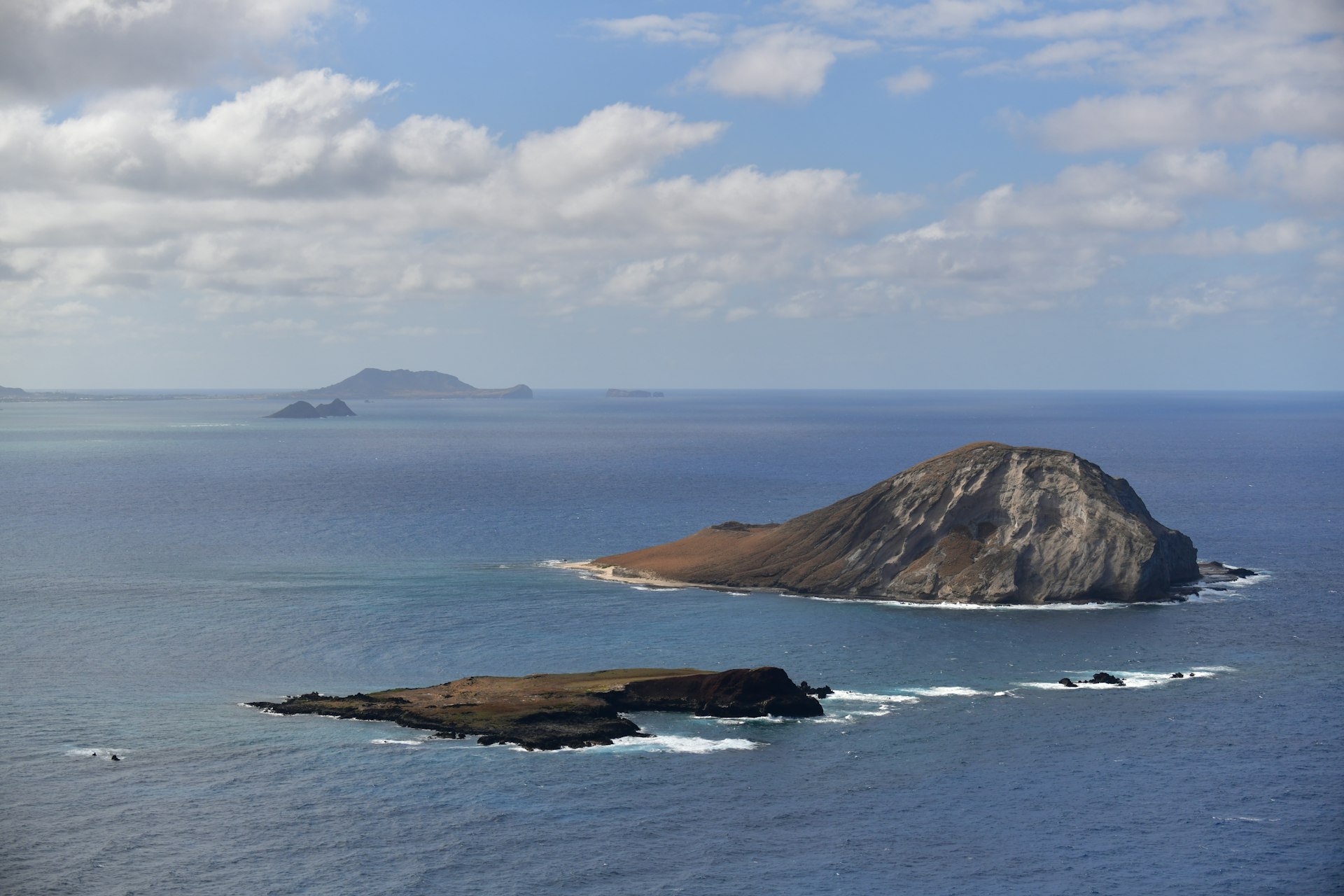 Vista panorámica de las islas Galápagos