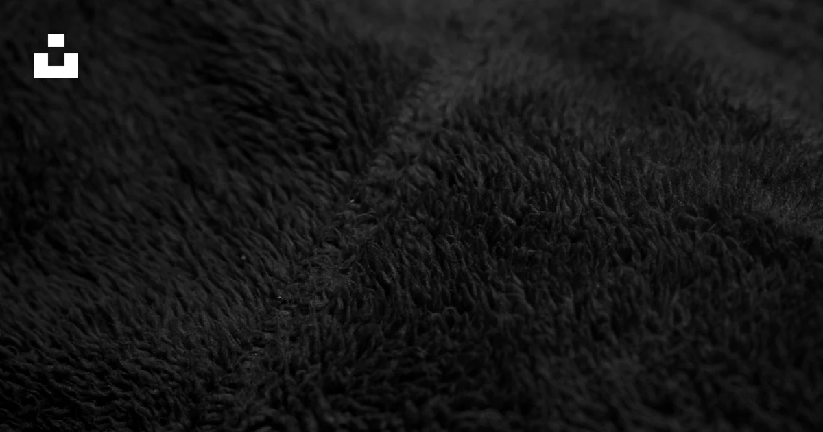 Fuzzy Material Example Close-up texture of a black fuzzy material photo – Free Texture Image ...
