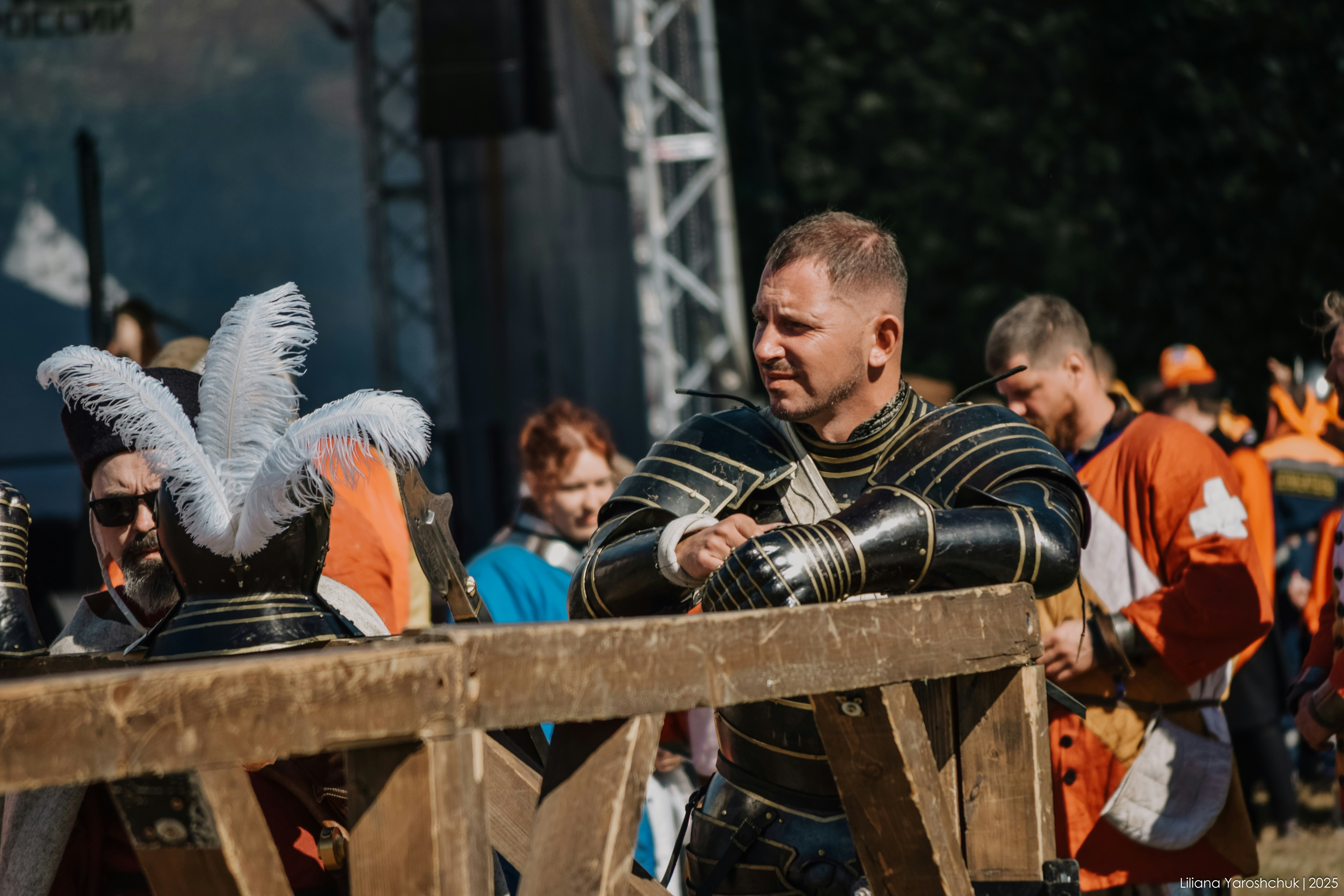 Summer knight tournament in Moscow