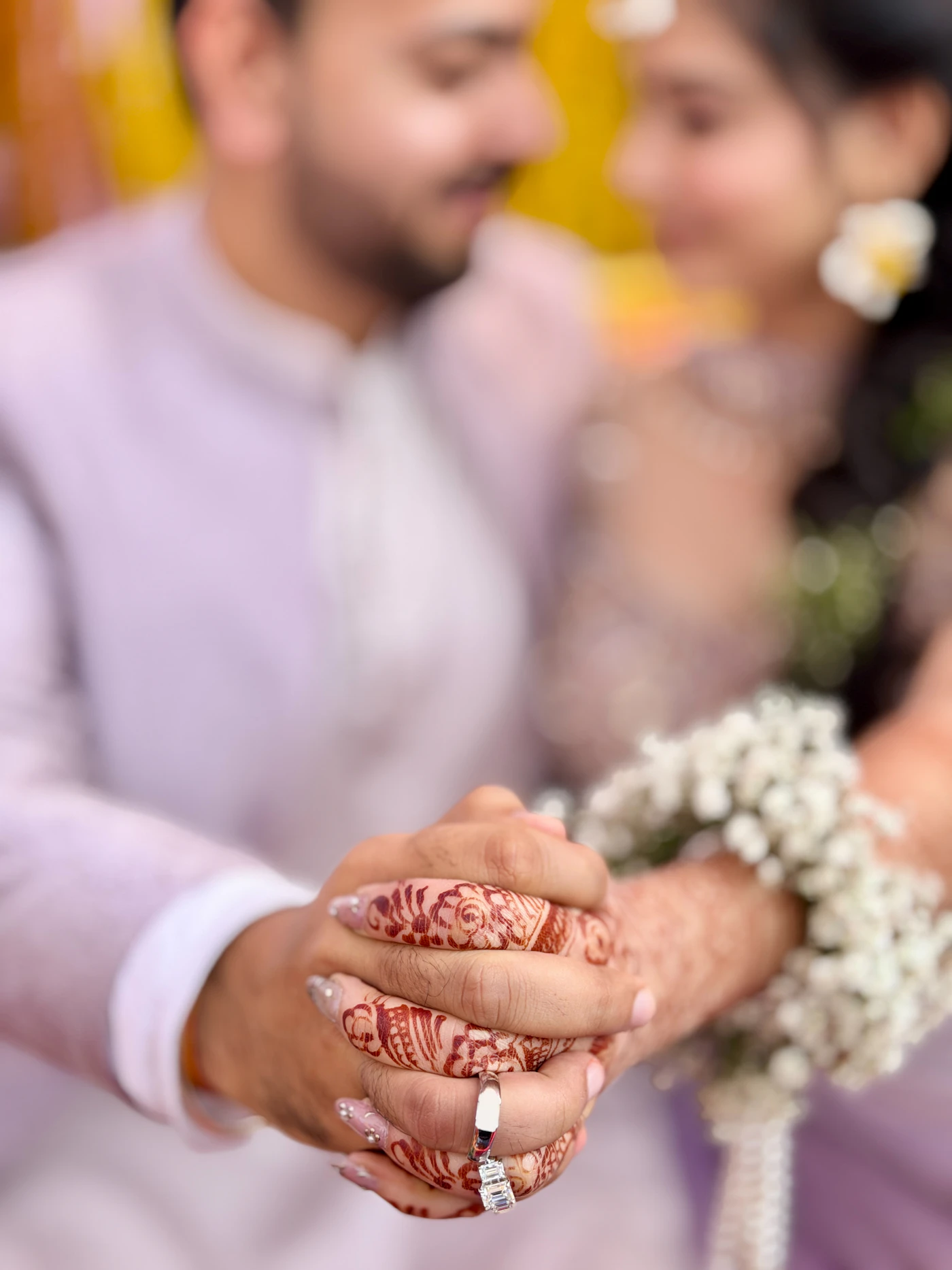 Modern henna design