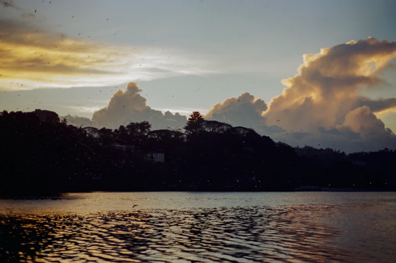 Kandy Lake in Kandy Sri Lanka