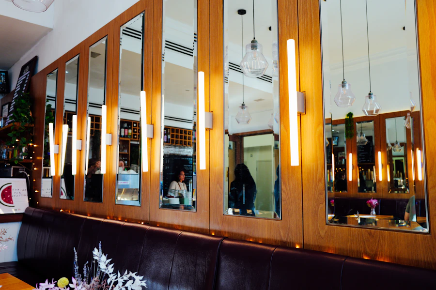Modern restaurant and bar