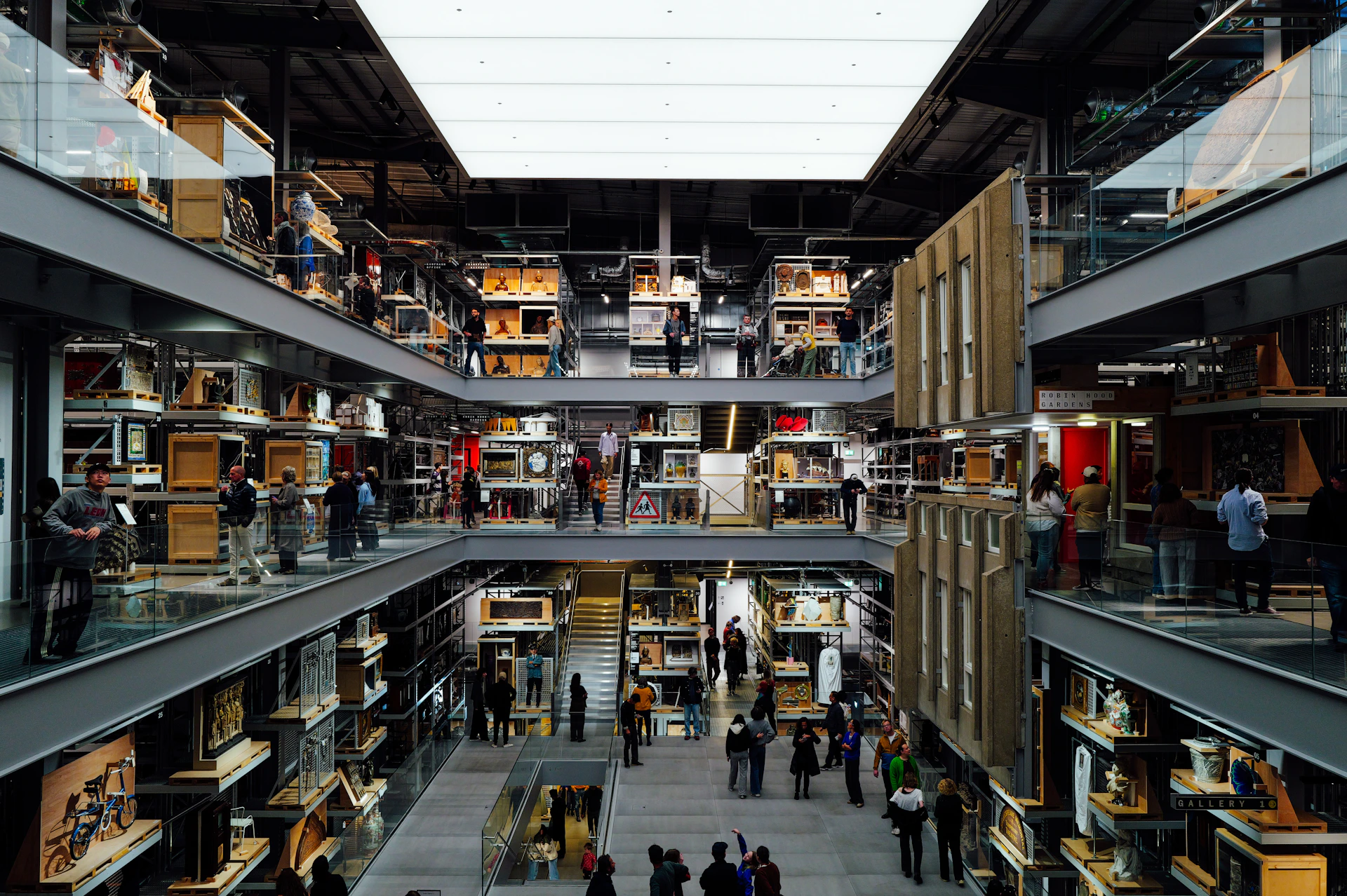 Modern design exhibition space