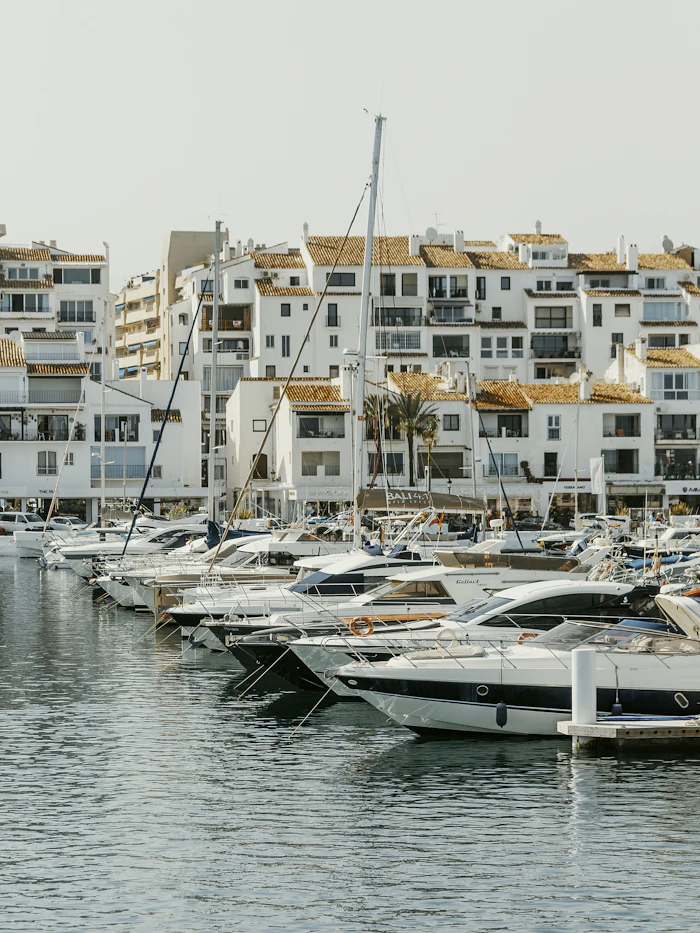 Puerto Banús marina in Marbella, Costa del Sol, Spain