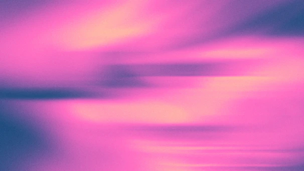 Abstract pink and blue streaks of light