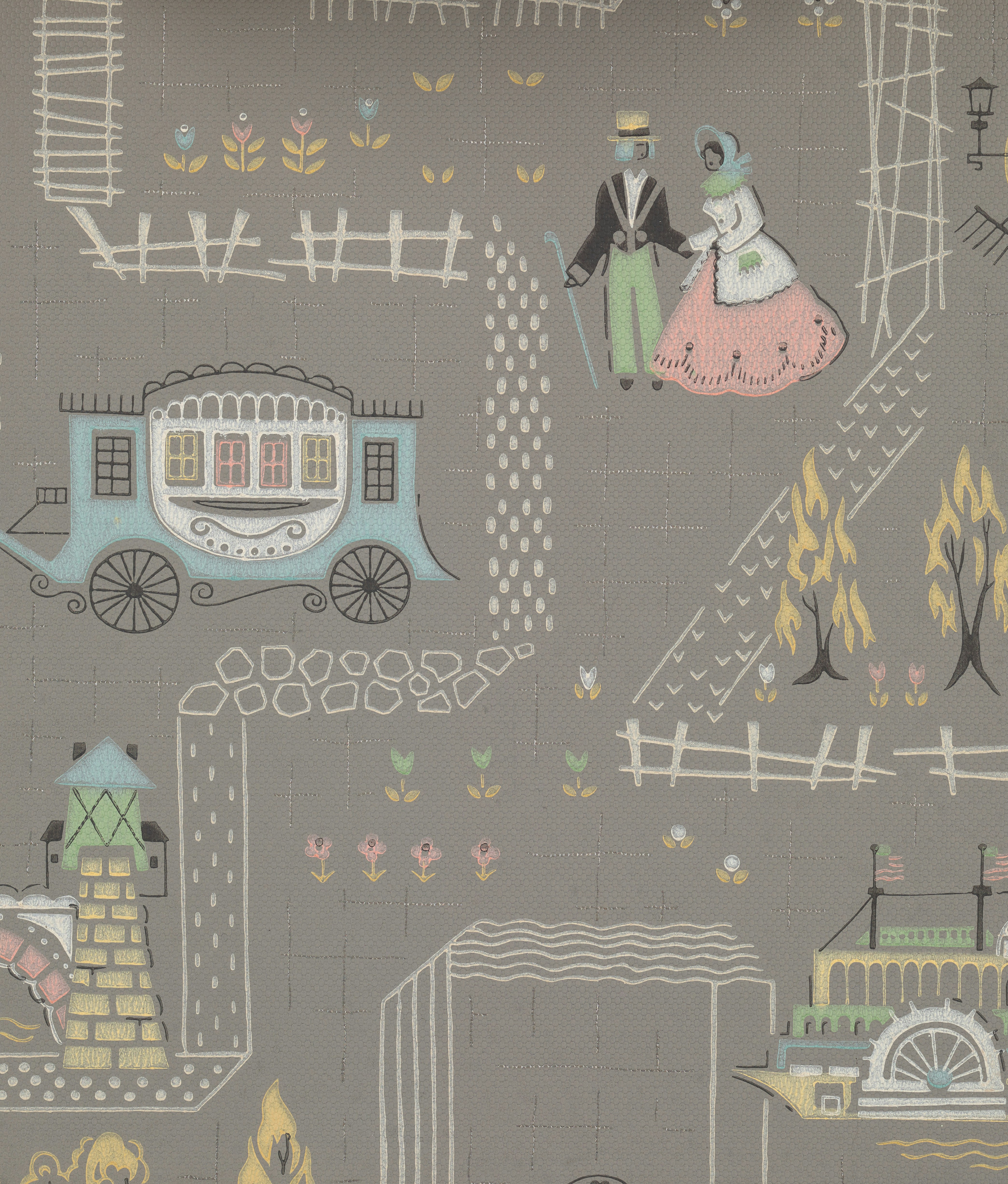 soft nursery wallpaper, wallpaper, Nursery Ideas with Ergonomic Chair 6