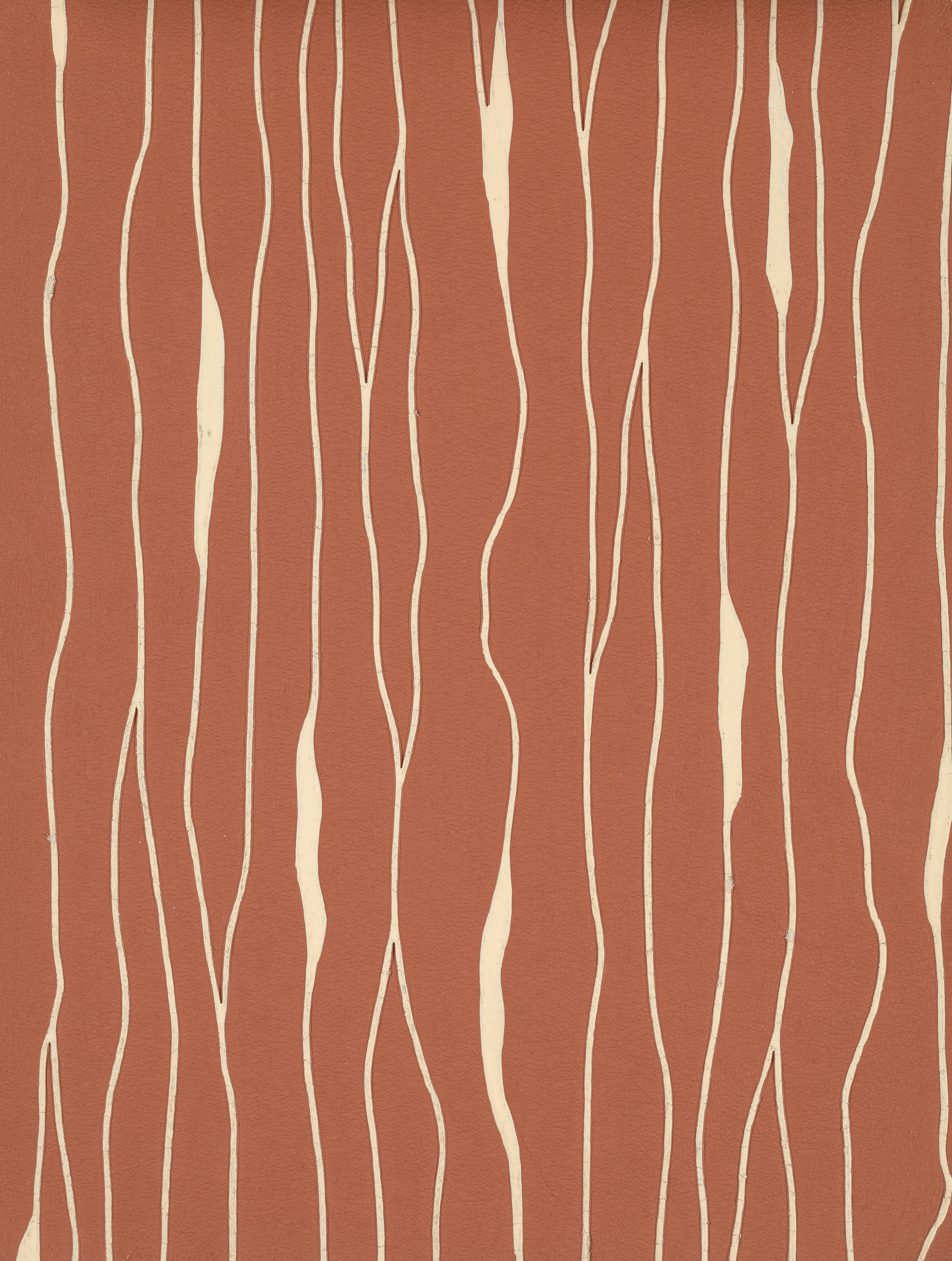 Abstract pattern of vertical lines on a rust background
