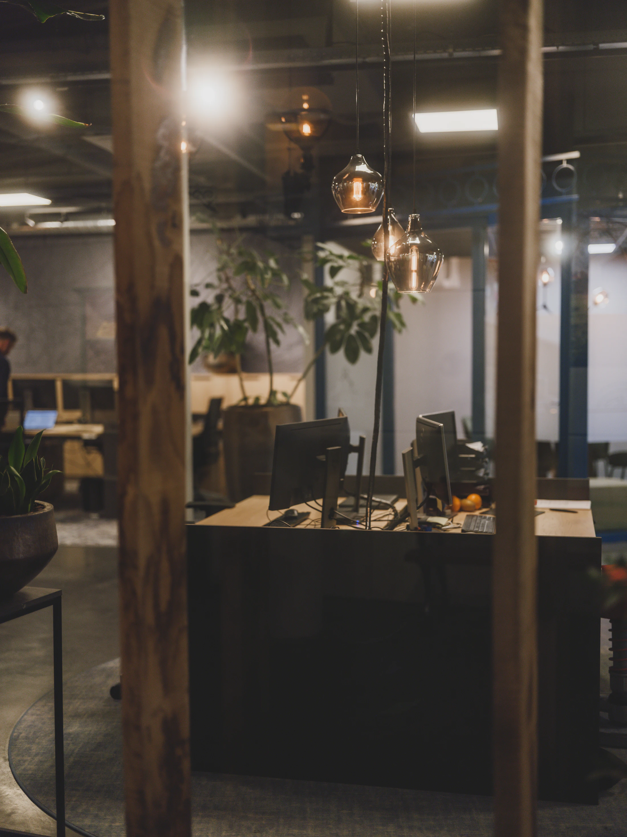 Completed corporate office interior