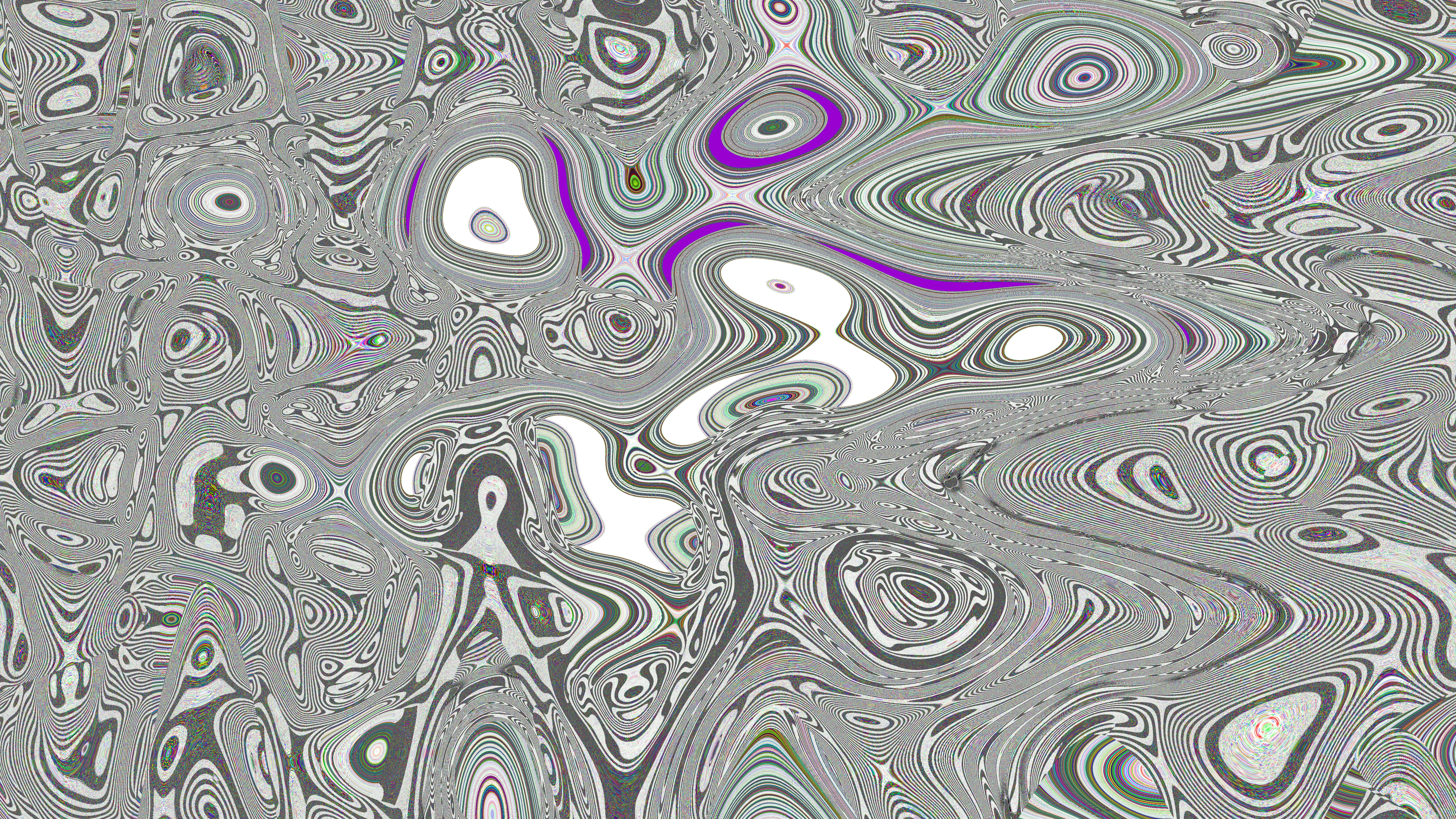 Abstract pattern with swirls of gray and purple