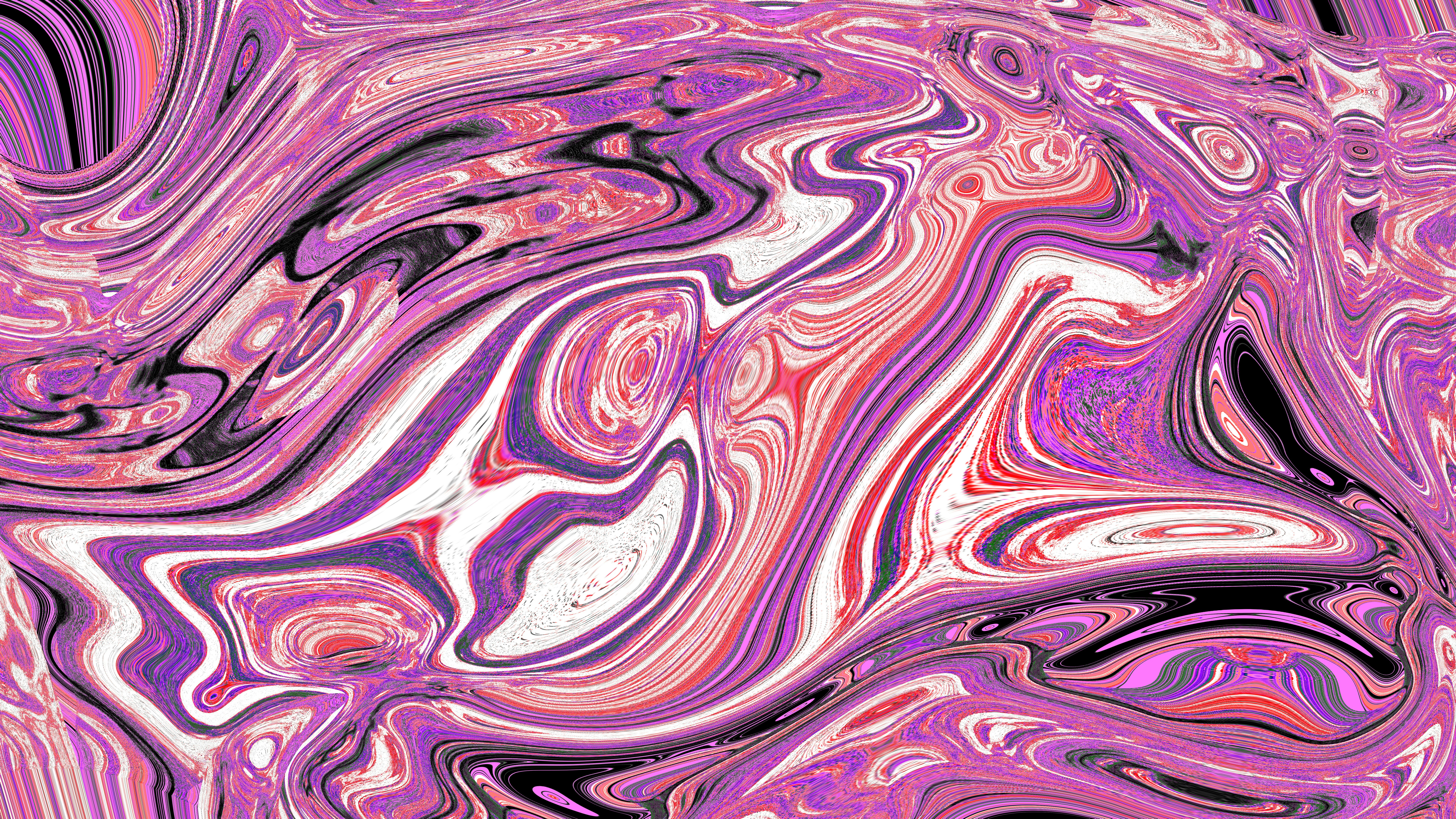 Abstract swirling pattern of pink and purple colors