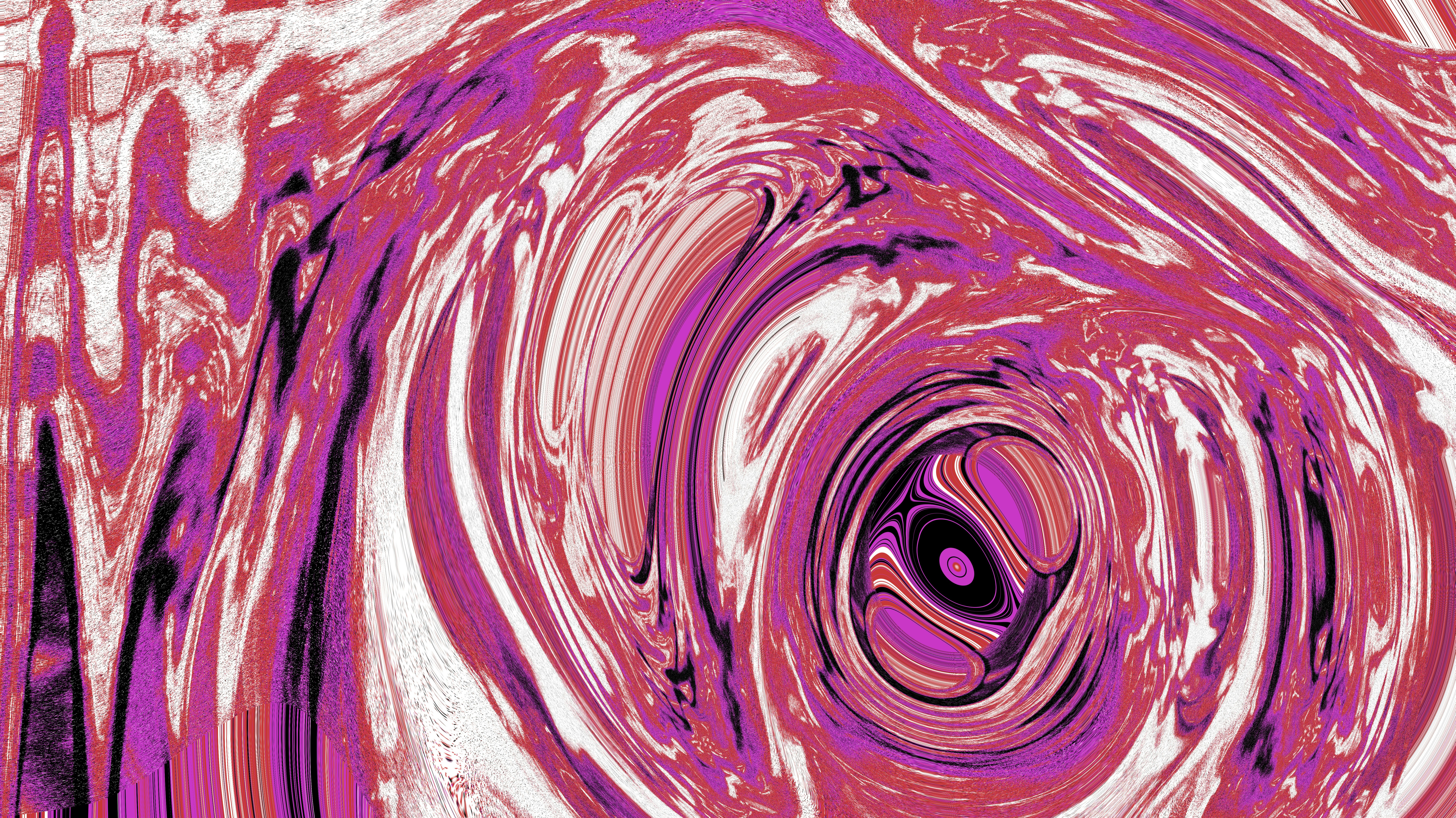 Abstract swirl of pink and purple colors