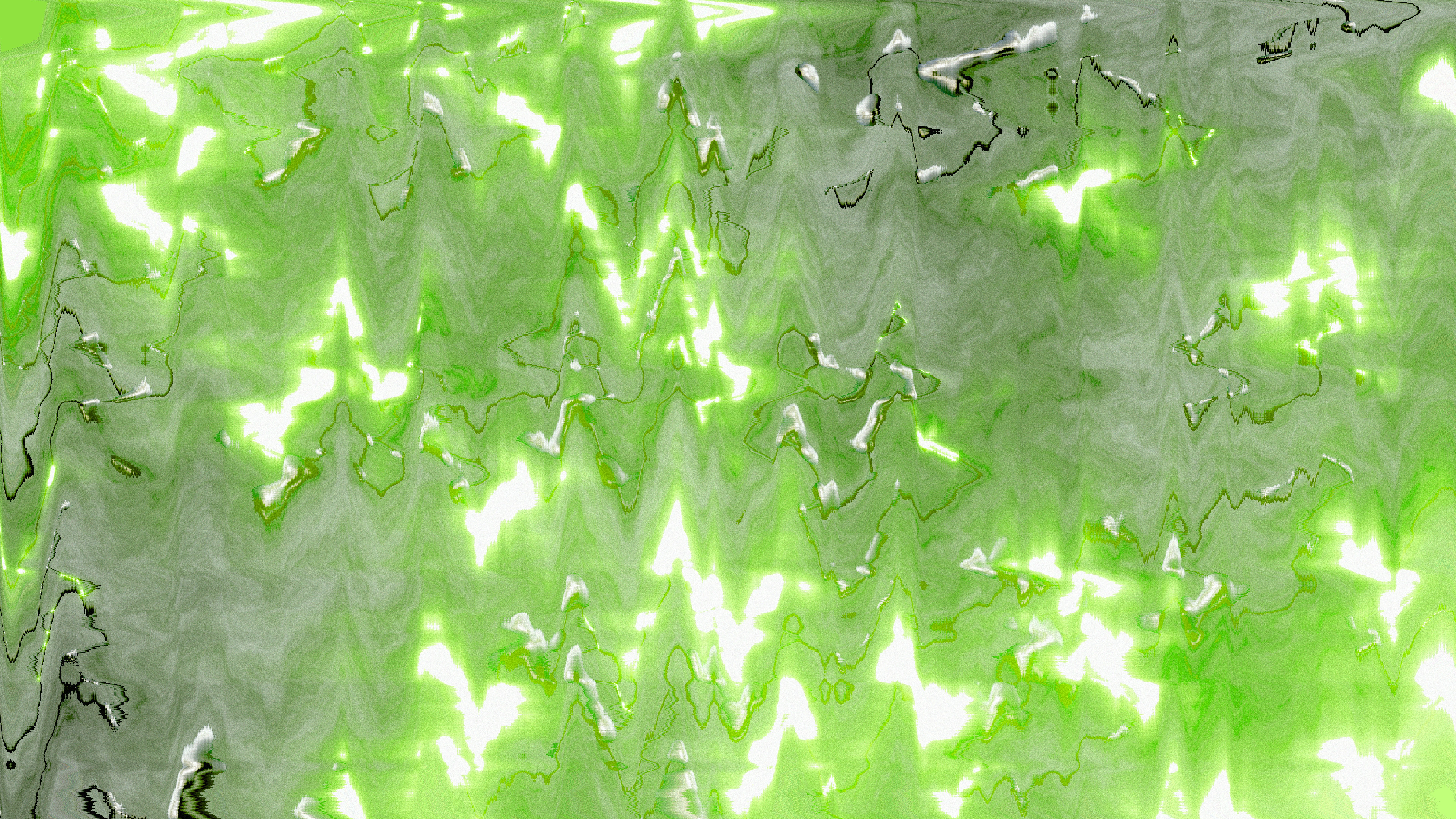Abstract green and gray wavy pattern