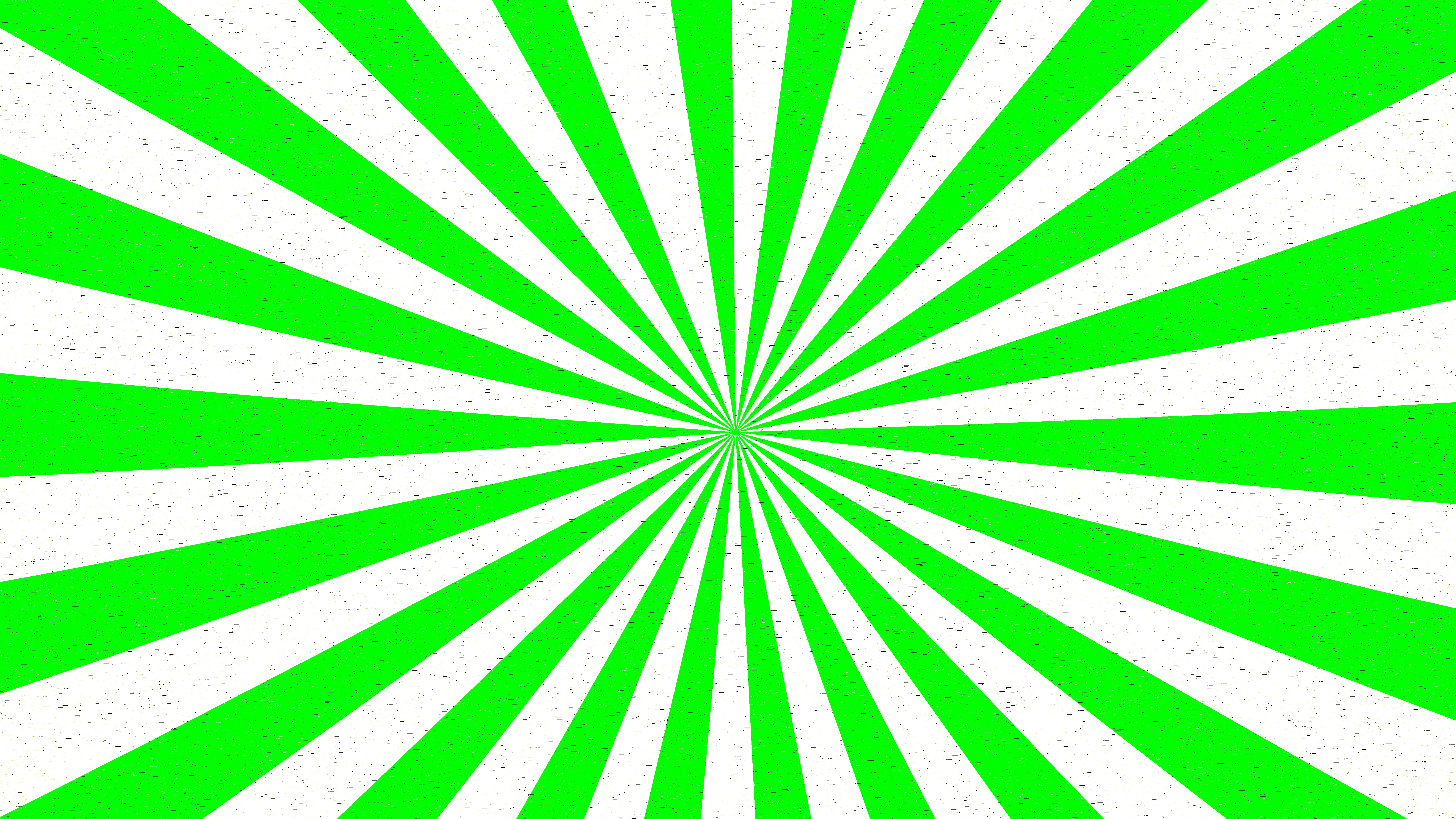 Green and white sunburst pattern